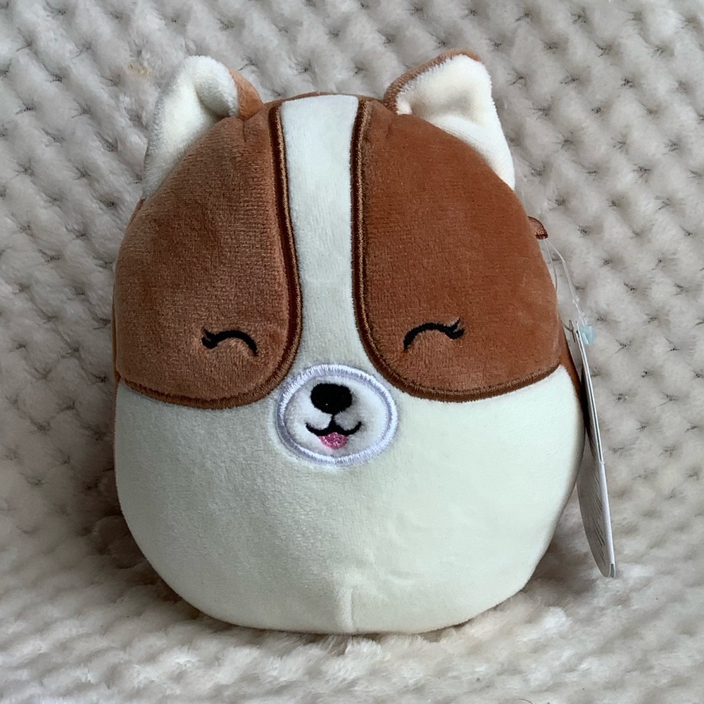 Kellytoy Squishmallows Plush Regina the Corgi Dog Stuffed Animal with Tags